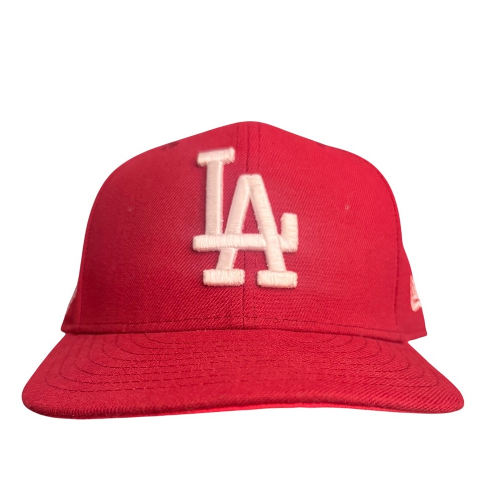 Los Angeles Dodgers 50th Anniversary Patch New Era 59FIFTY Fitted Men's Size 8